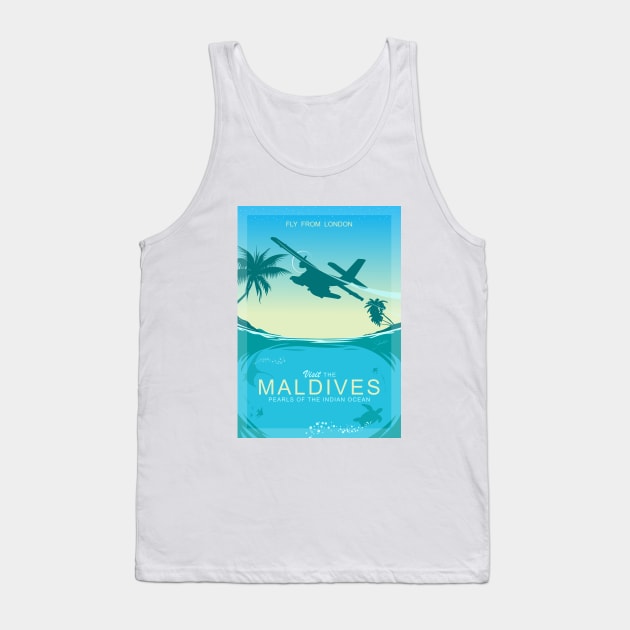 Visit The Maldives Tank Top by TCP